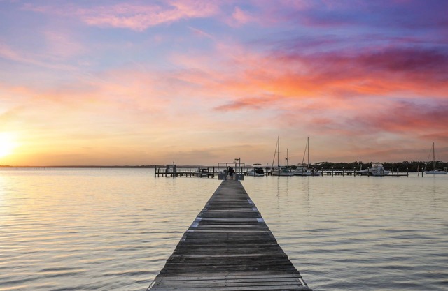 Sunset Mooring at Soldiers Point