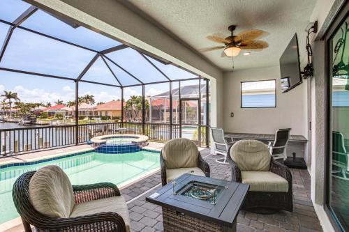 Sunset Views and Dock Canal-Front Punta Gorda Home!
