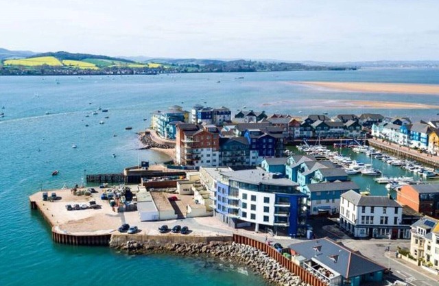 Super appartement de deux chambres sur le quai d'Exmouth