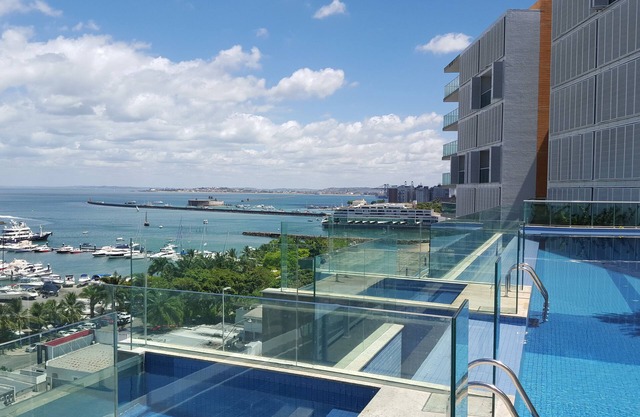 super vue sur la baie de Tous les Saints