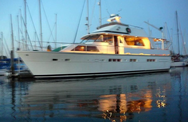Super Yacht Temptation with a Hot Tub Jacuzzi on the South Coast UK