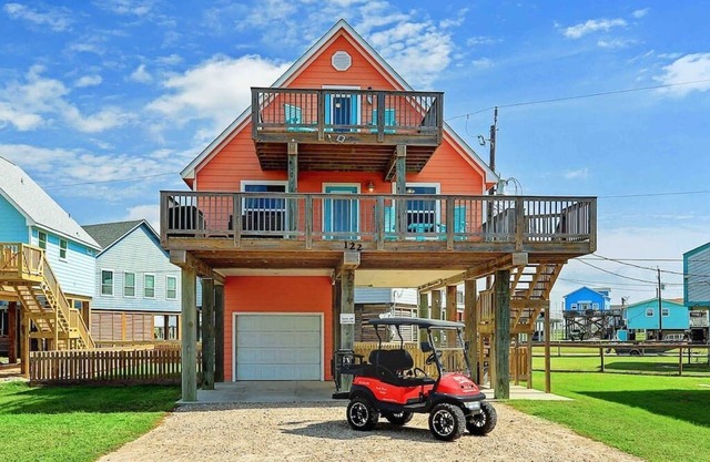 Belle maison de plage avec vue sur l'océan. Idéal pour les voyages d'affaires