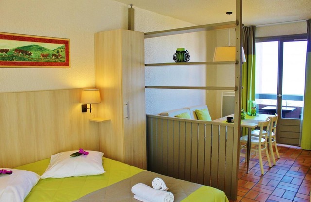 50m des commerces, piscine, sauna, balcon, télévision, 23m², Thollon les Mémises