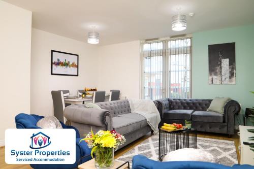 Syster Properties Modern Leicester Stay with Free Parking LE2 Area