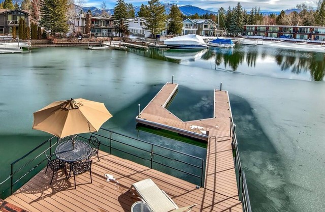 Tahoe Keys Mountain Vistas-Waterfront, Panorama Views, New Dock, Best Value