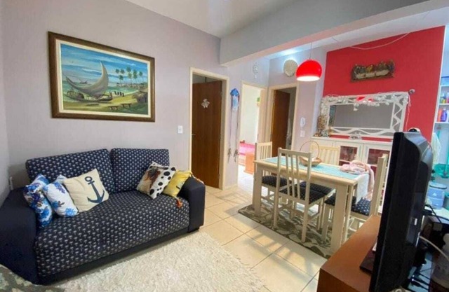 Tenório beach apartment, 2 bedrooms with balconies, up to 5 people, 400m from the beach.