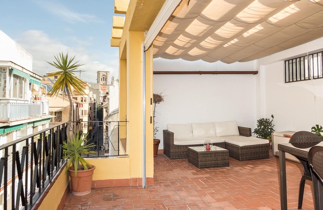Terrasse dans le centre de Grenade, avec parking et WIFI