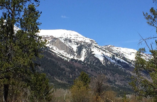 Vues majestueuses sur la montagne, cadre paisible