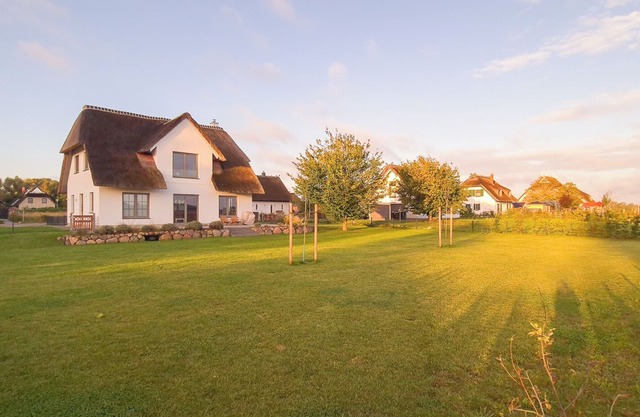 Thatched roof house on Rügen