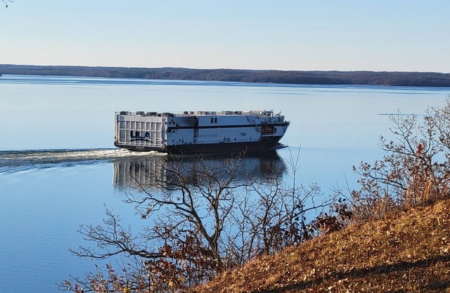 The Barge Inn has amazing views of beautiful Kentucky Lake.