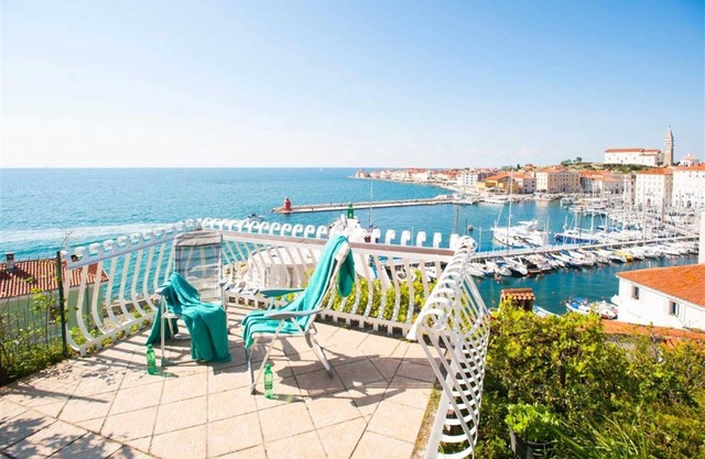 The Best View House with Terrace & Sea view Piran