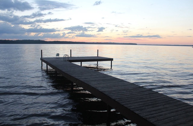 Le nid d'oiseau sur le fleuve Tennessee