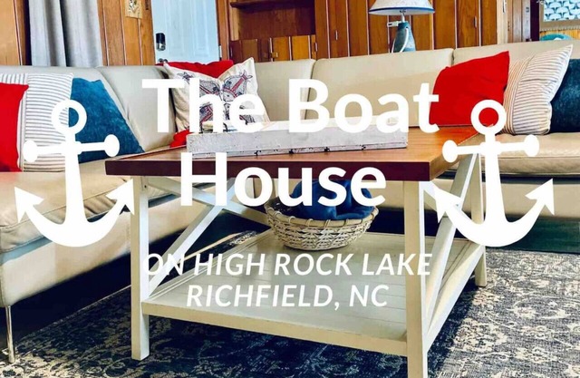 The Boat House hideaway on High Rock Lake