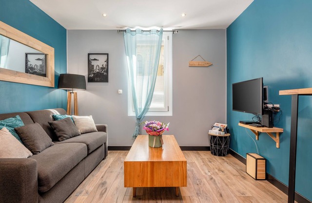 Le Cosy Studio, idéal pro ou couple, proche de la plage