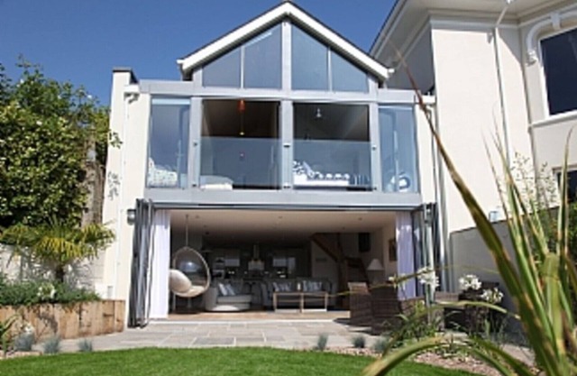 La Glasshouse pour 4 personnes (2 chambres), moderne et contemporaine.