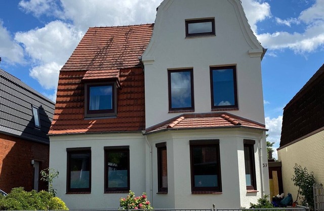 Appartement spacieux au milieu de Husum pour 4 personnes dans un emplacement central, WiFi