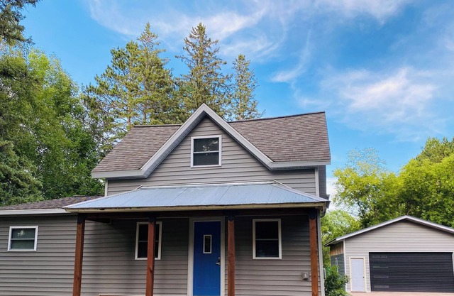 The house with the blue door