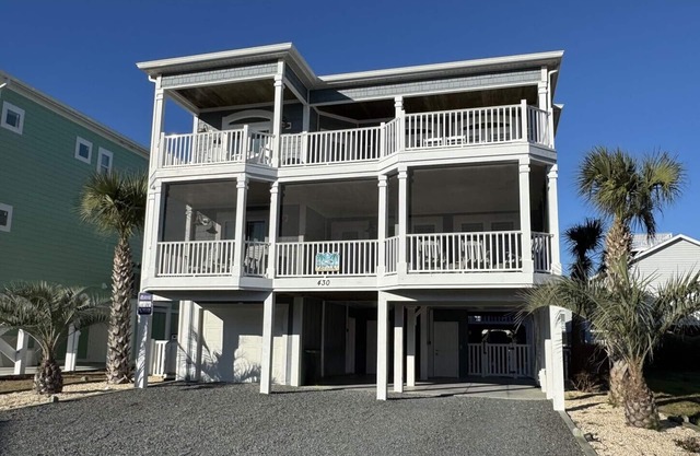 Sunset Beach NC-Piscine privée-Belle maison