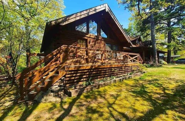 La cabine de luxe à Bear Mountain Log Cabins
