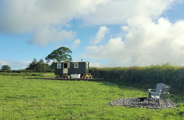 Cosy Shepherds hut in Carmarthen