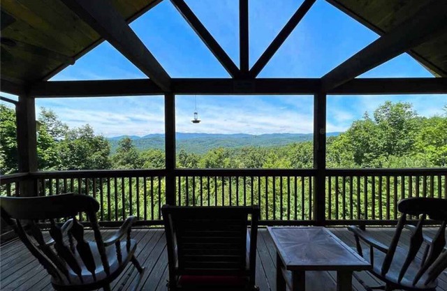 The Overlook---Amazing mountain views from private cabin retreat!