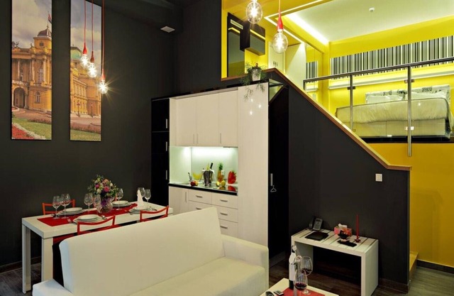 Le parc de la résidence à Zagreb Duplex n ° 5