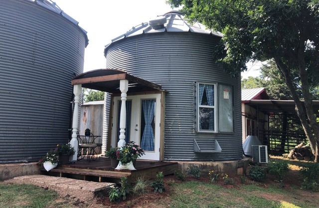 The Peacock Room - Grain Bin | Rustic Farm Stay