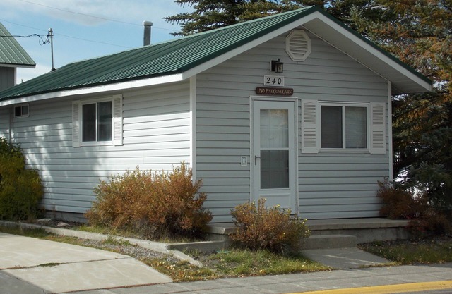 The Pinecone Cabin is a small cozy cabin in the heart of West Yellowstone, MT.
