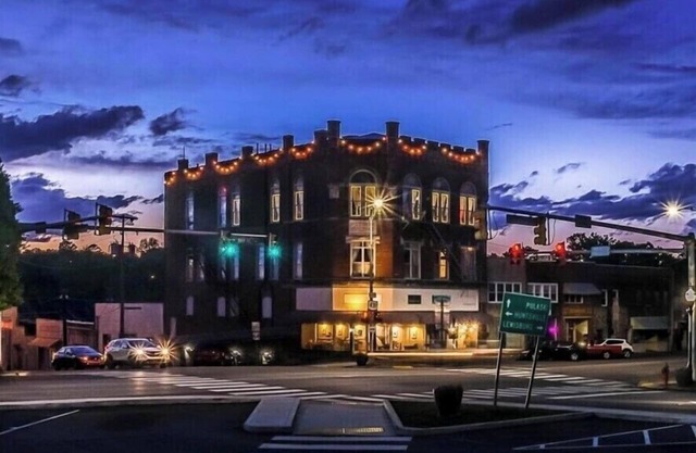 The Pythian Building Penthouse Apt. is centrally located on the city square.