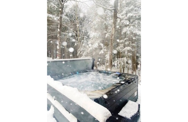 The Quechee Haus: VT Retreat with Outdoor Hot Tub