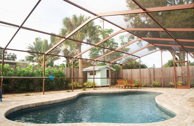 Mid-Century Modern Pool Home Near Beaches