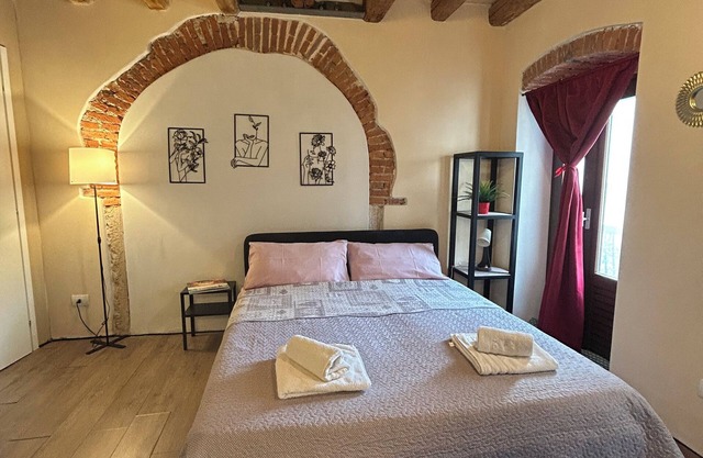 The room in the ancient village