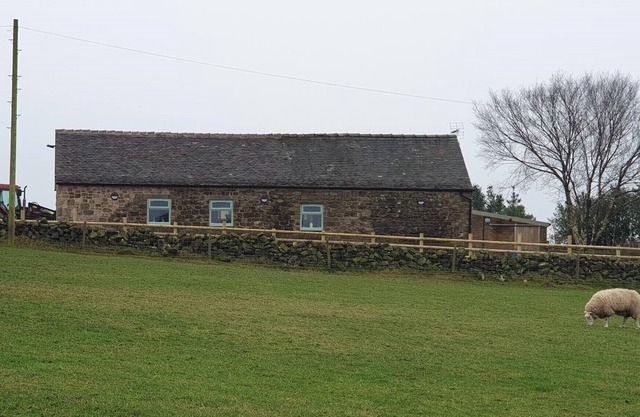 La grange Ryeland. Près des tours Alton