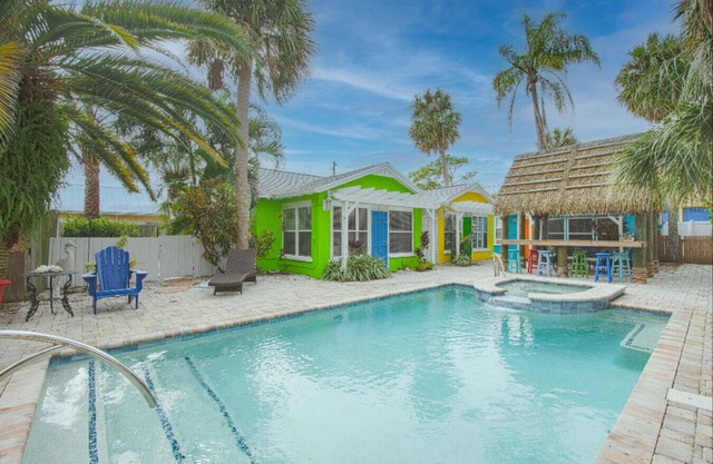 The Seaside Cottages are located just across the street from Indian Rocks Beach!
