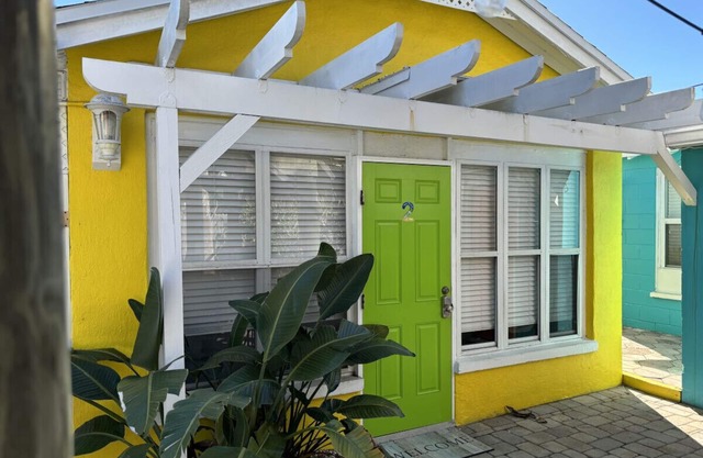 The Seaside Cottages are located just across the street from Indian Rocks Beach!