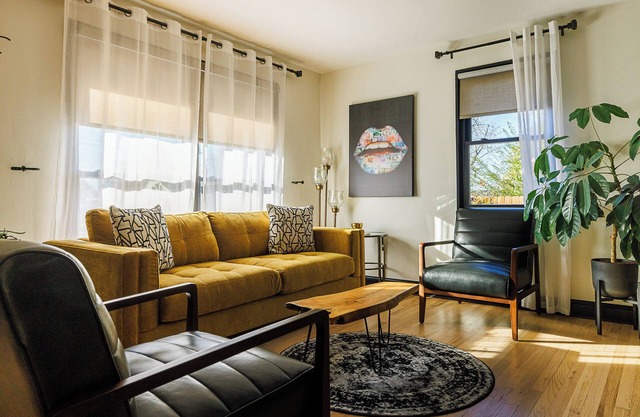 This lovely home has all the bells and whistles, in a quiet neighborhood.