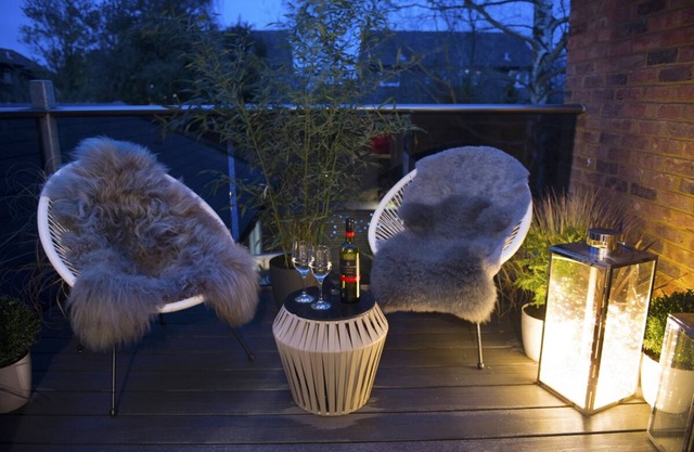 La terrasse un appartement élégant et luxueux avec une terrasse et un parking fabuleux