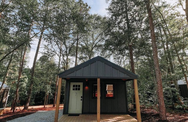 The tranquility of the woodlands is where you'll find Hartwell Cabins and RVs