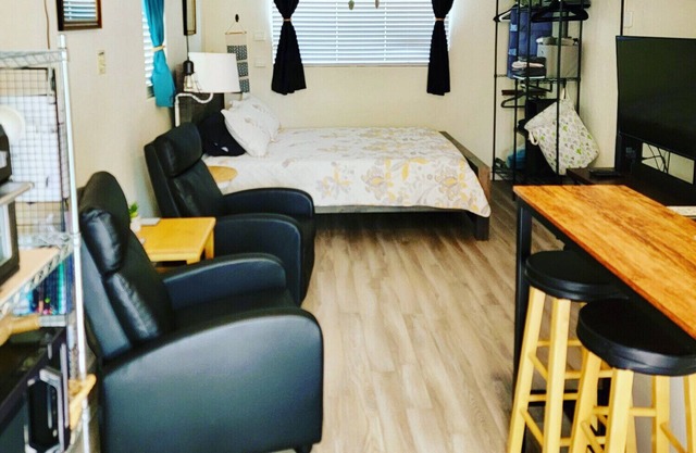The Turquoise Kitten Nob Hill Studio Casita garage pet friendly private yard