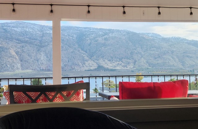 The View on 87th Osoyoos 2 bedroom, 1.5 bath, covered patio view vacation home.
