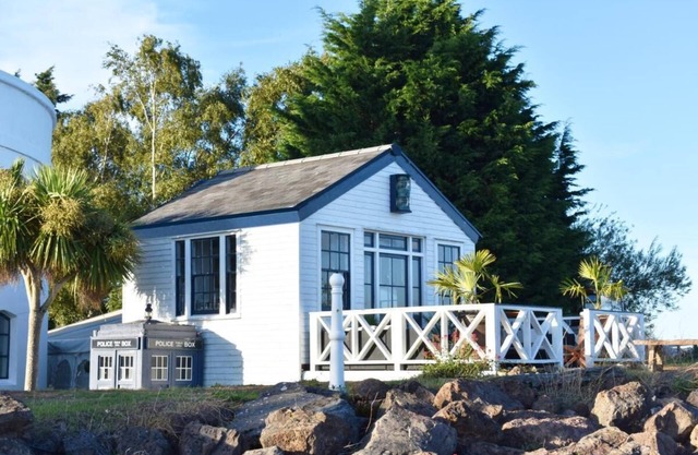 Le pavillon des gardiens du phare de West Usk