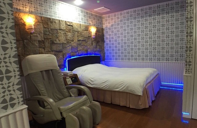 There is a bedrock bath in the room Relax in a / Fukushima Fukushima