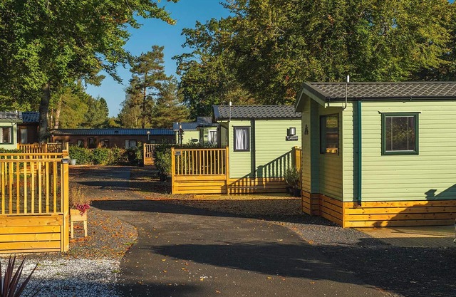This comfortable caravan offers everything you need to enjoy your stay at Lowther Park.