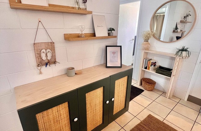 This completely renovated two-bedroom unit is a gorgeous & cosy space.