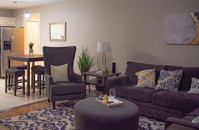 This cozy & remodeled home is the perfect base to explore the Space City