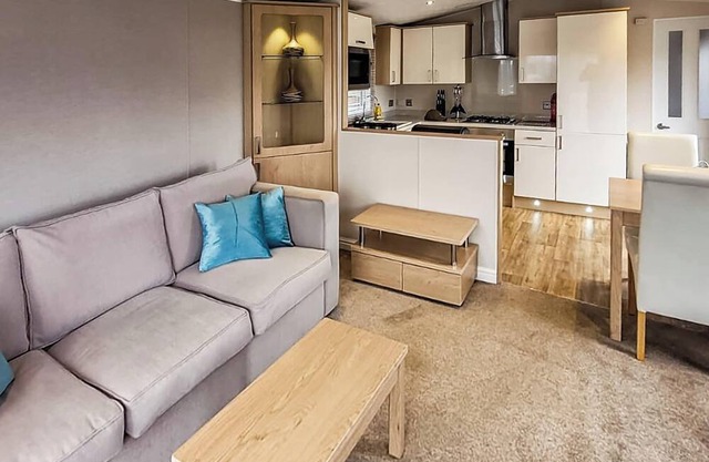 This stylish and contemporary holiday home is great for a family getaway.