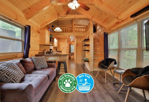 Thomas Cabin Forest Tiny Cabin With Hot Tub