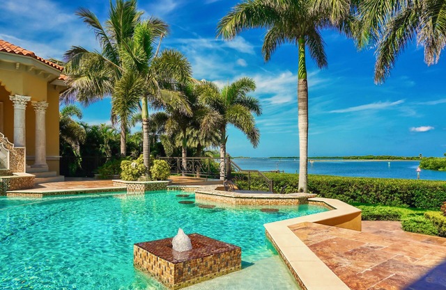 Tierra Verde - St. Petersburg Waterfront Mansion Estate - Piscine - Embarcadère