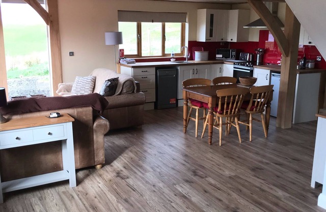 Tigh a Chabar, Savary. N ° Lochaline. Chalet confortable, 4 personnes. Vue sur la mer