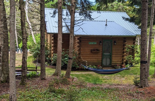 Lighthouse cabin/small cabin big charm/No pet Fee /kayaks/ fire pit/ beach